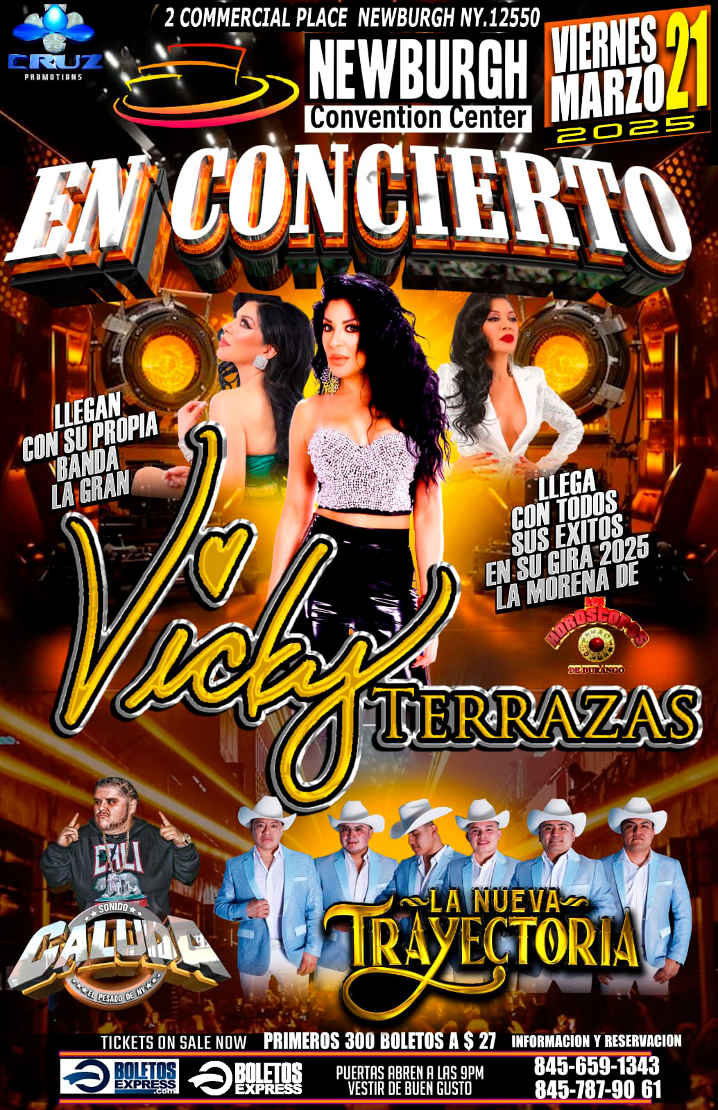 VICKY TERRAZAS EN CONCIERTO, LA NUEVA TRAYECTORIA Y DJ CALUDA