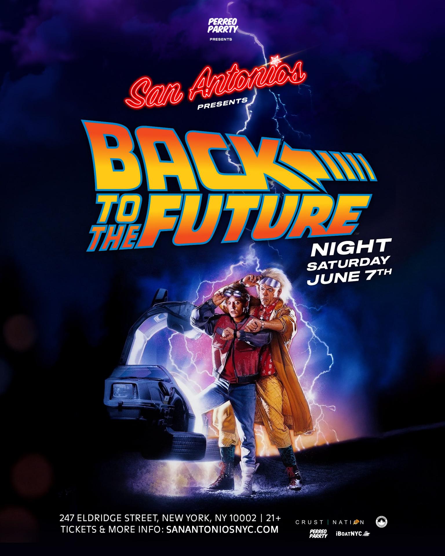 Back to the Future Party at San Antonios NYC - Latin & Reggaeton Classics