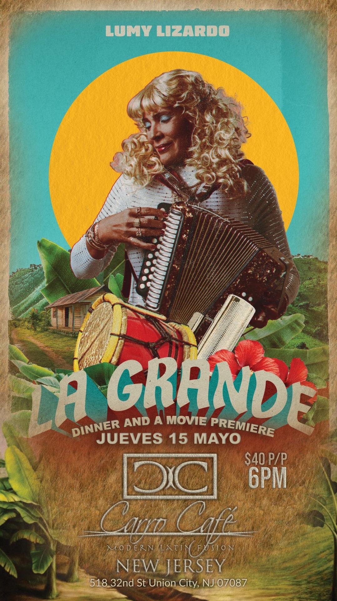 La Grande Dinner & Movie Night  Carro Café NJ