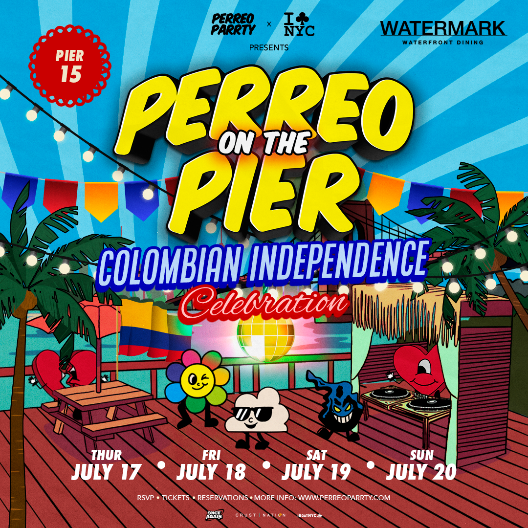 Perreo on the Pier - Colombian Independence Latin & Reggaeton Party NYC