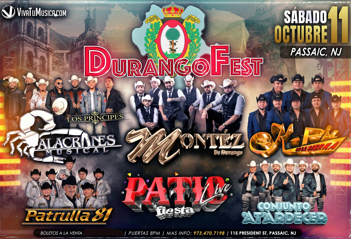 ALACRANES MUSICAL, MONTEZ DE DURANGO, K-PAZ DE LA SIERRA, PATRULLA 81, CONJUNTO ATARDECER