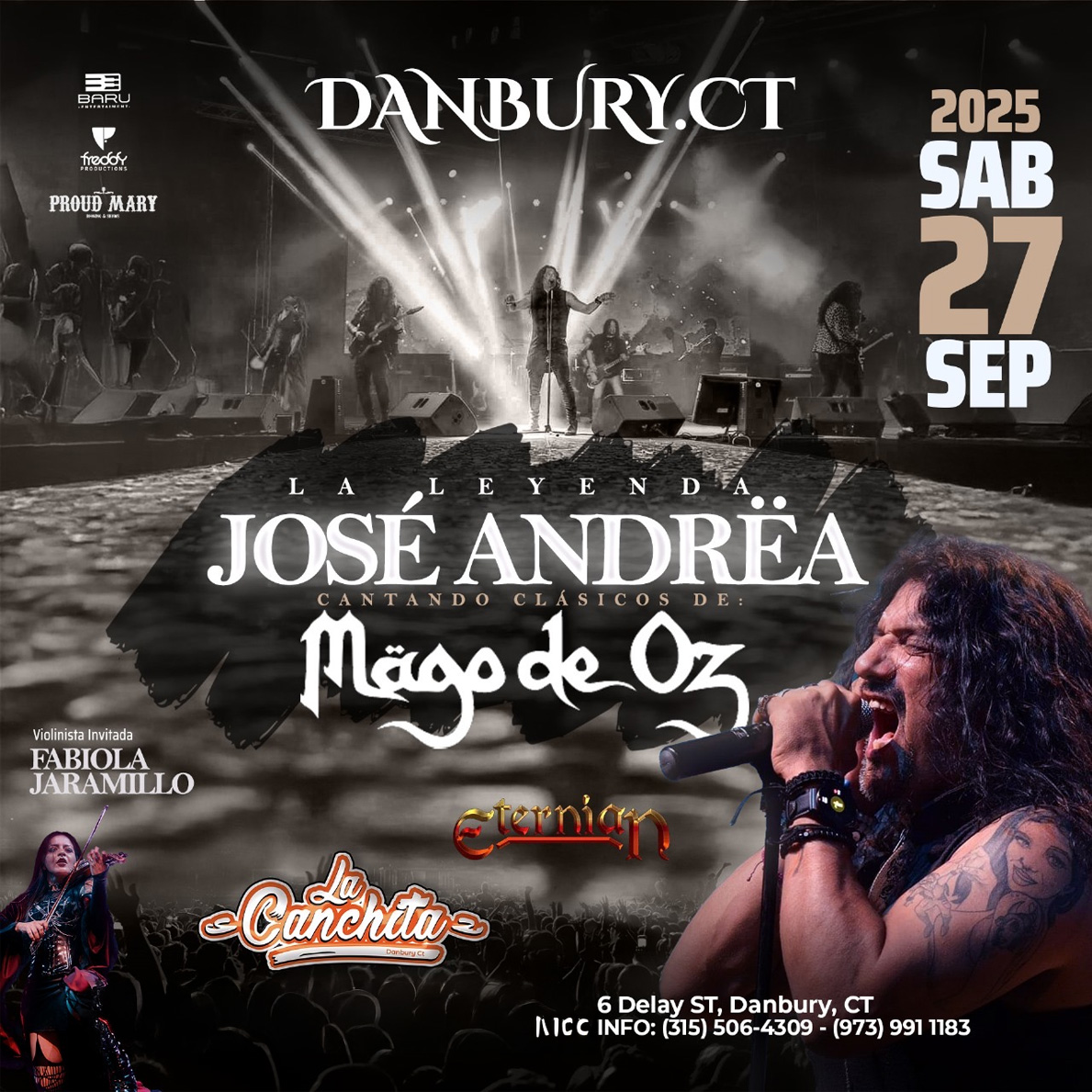Jose Andrea La Leyenda en Connecticut