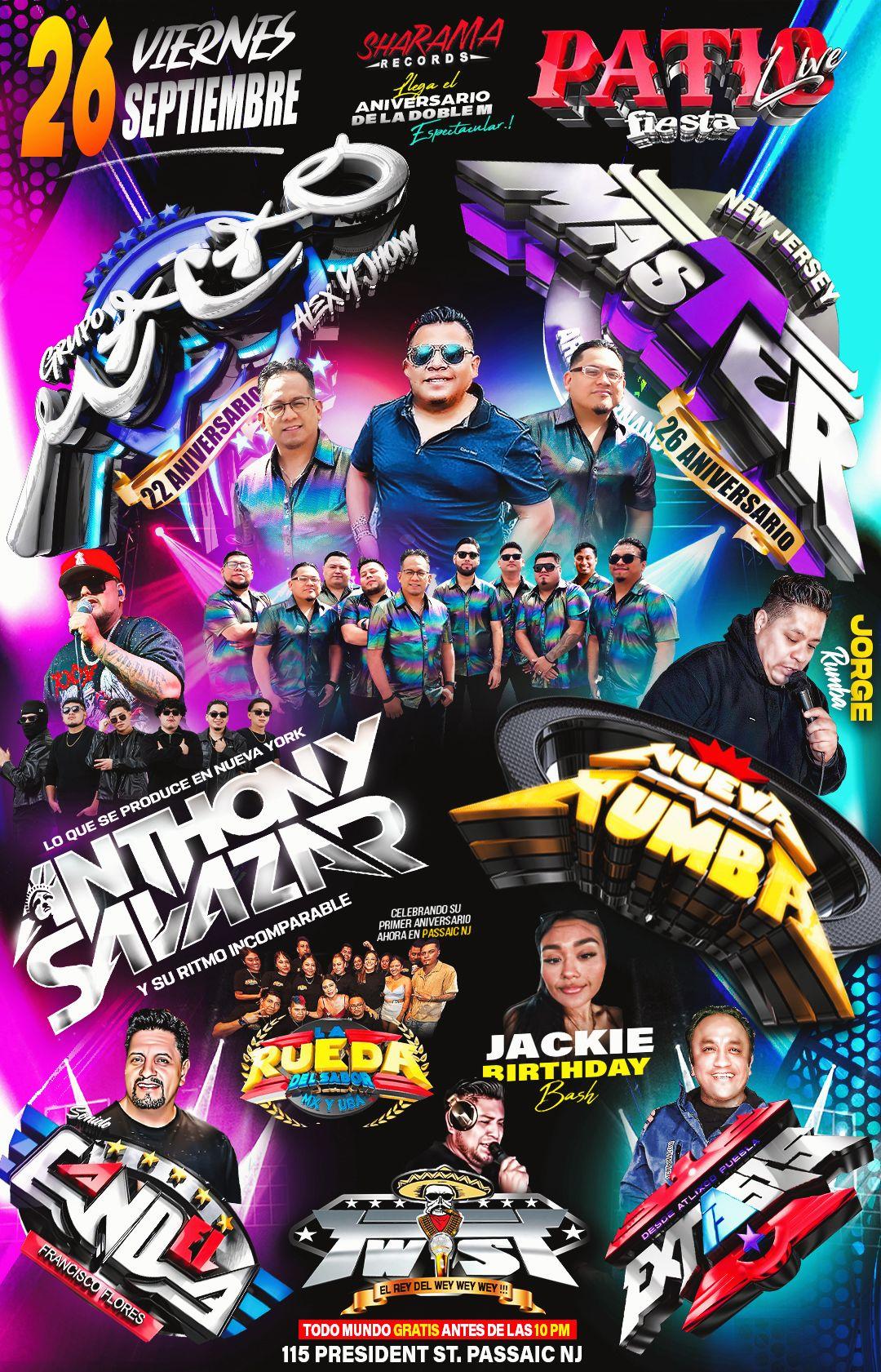 GRUPO MACAO, SONIDO MASTER, ANTHONY SALAZAR, SONIDO NUEVA RUMBA, SONIDO CANDELA, SONIDO TWIST, SONIDO EXTASIS