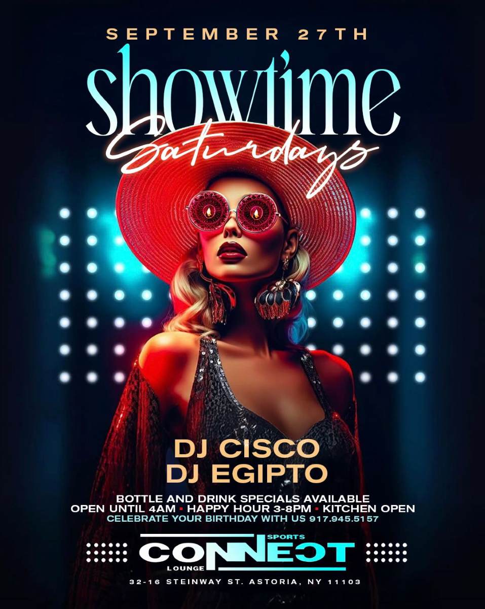 Showtime Saturdays at Connect Sports Lounge Astoria – Free Event