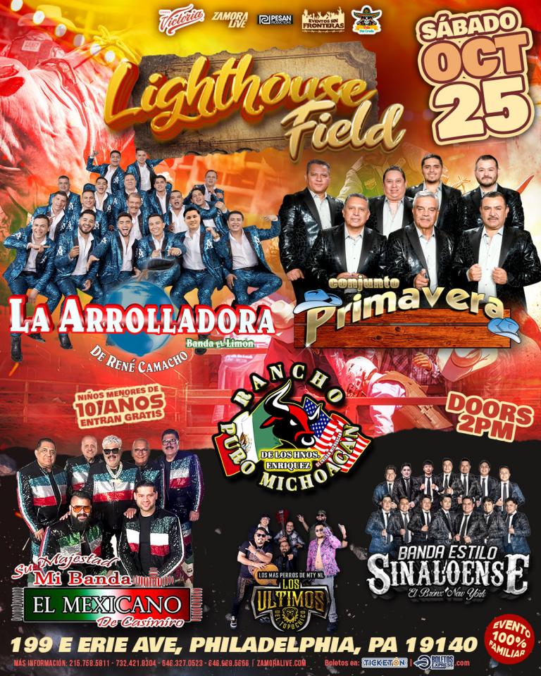 LA ARROLLADORA BANDA EL LIMÓN • CONJUNTO PRIMAVERA • MI BANDA EL MEXICANO Y MÁS! EN LIGHTHOUSE FIELD