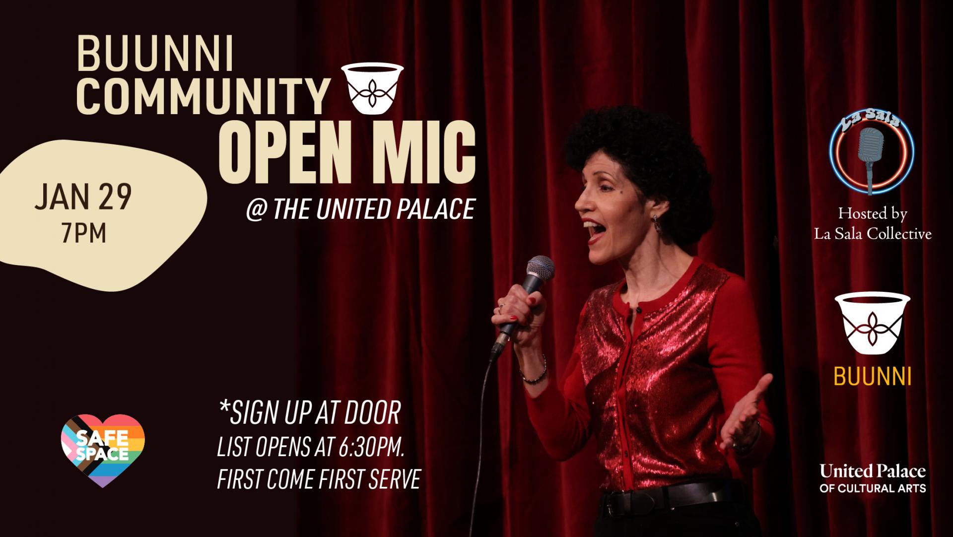 The Muse Presents: Buunni Community Open Mic