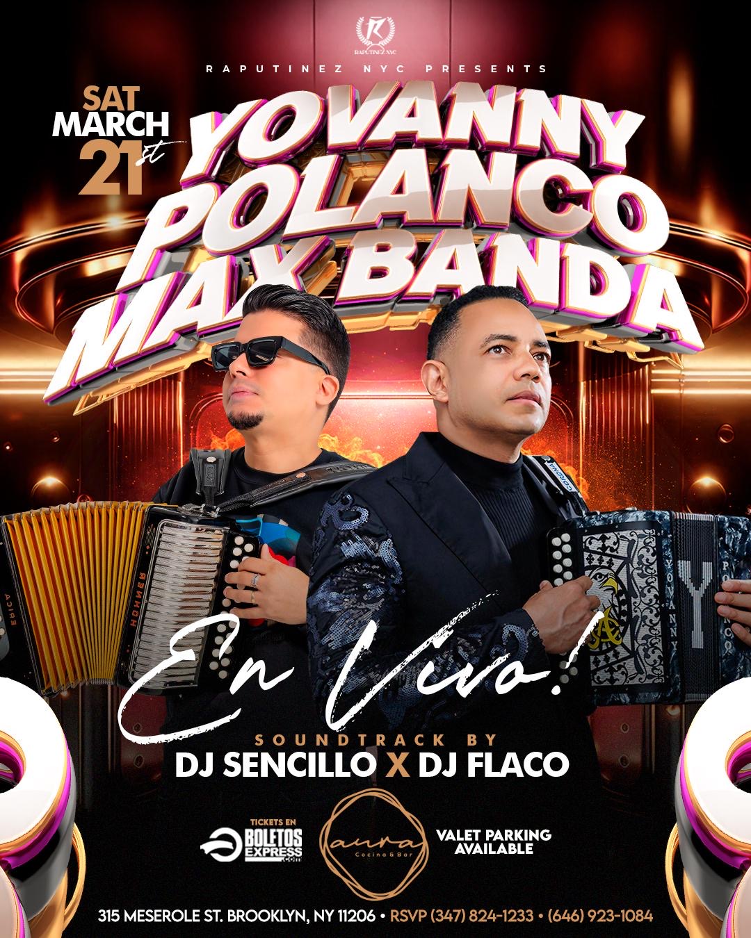 Yovanny Polanco y Max banda