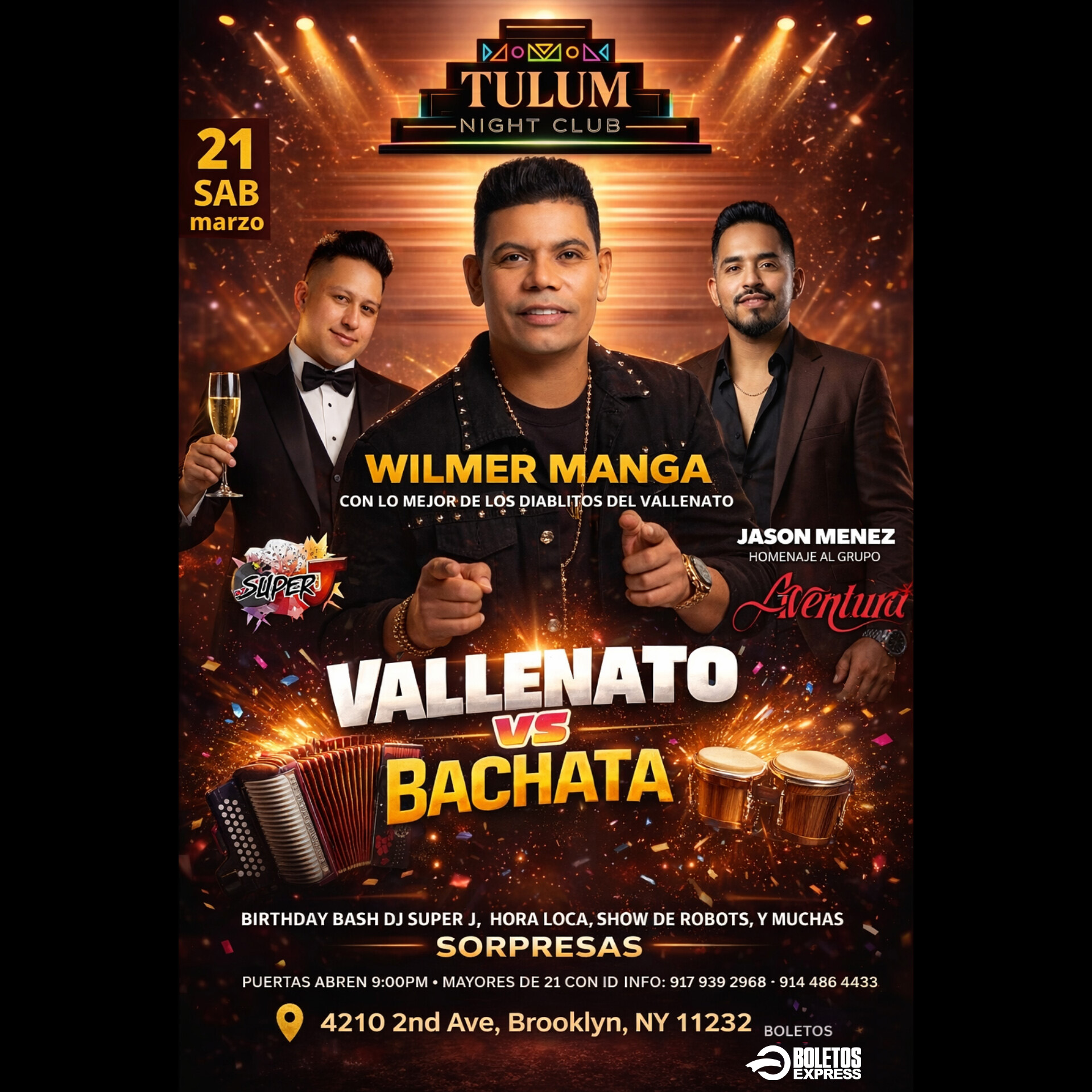 WILMER MANGA  & JASON MENEZ  | SUPER J BIRTHDAY BASH
