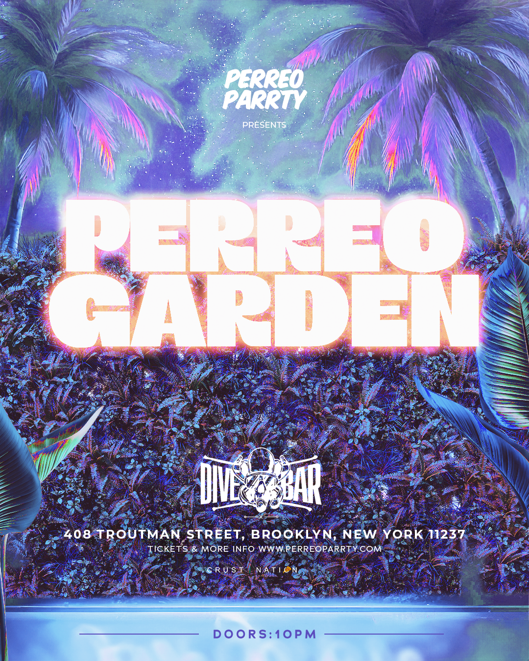 PERREO GARDEN - Latin & Reggaeton Brooklyn Dance Party NYC