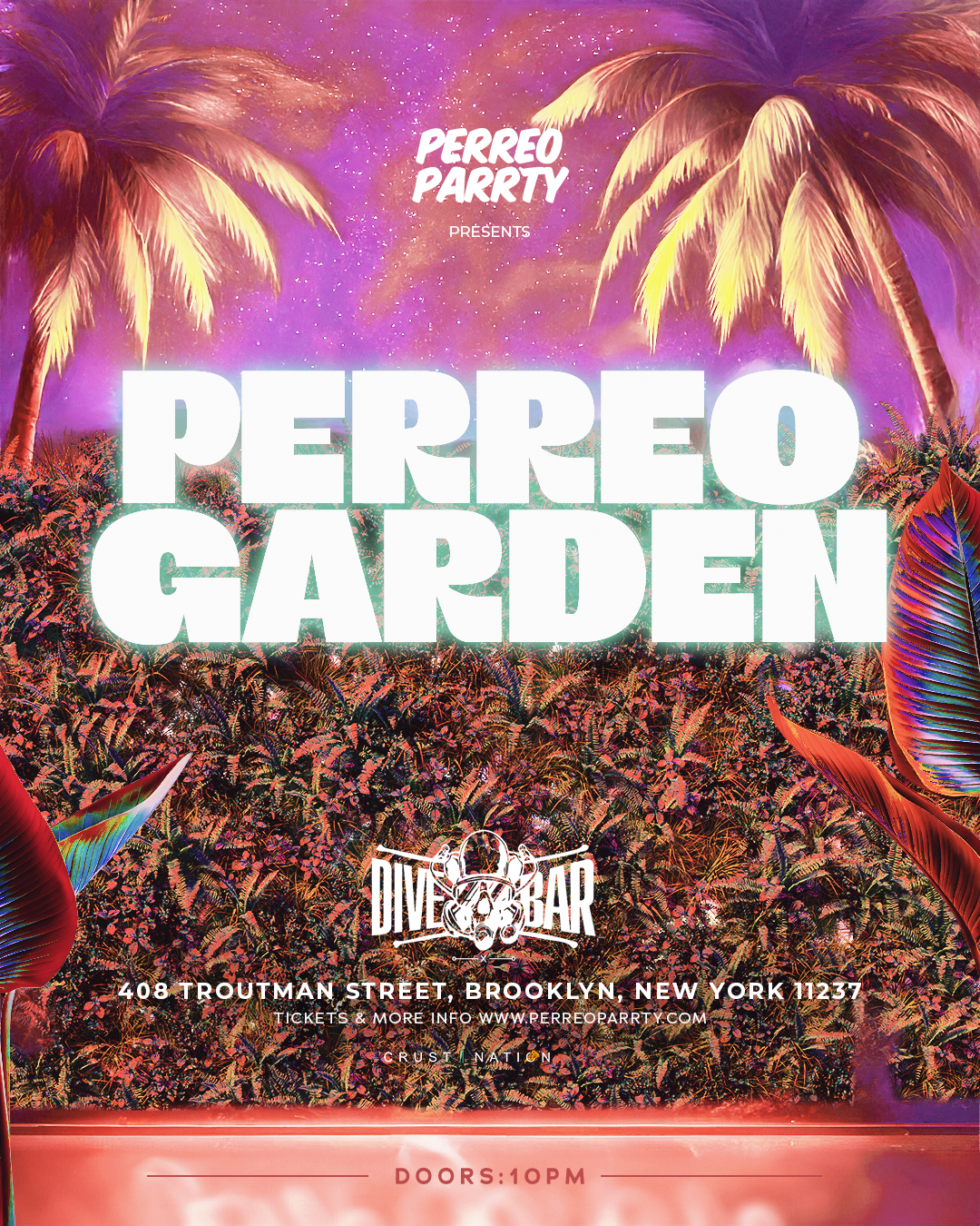 PERREO GARDEN - Latin & Reggaeton Brooklyn Dance Party NYC