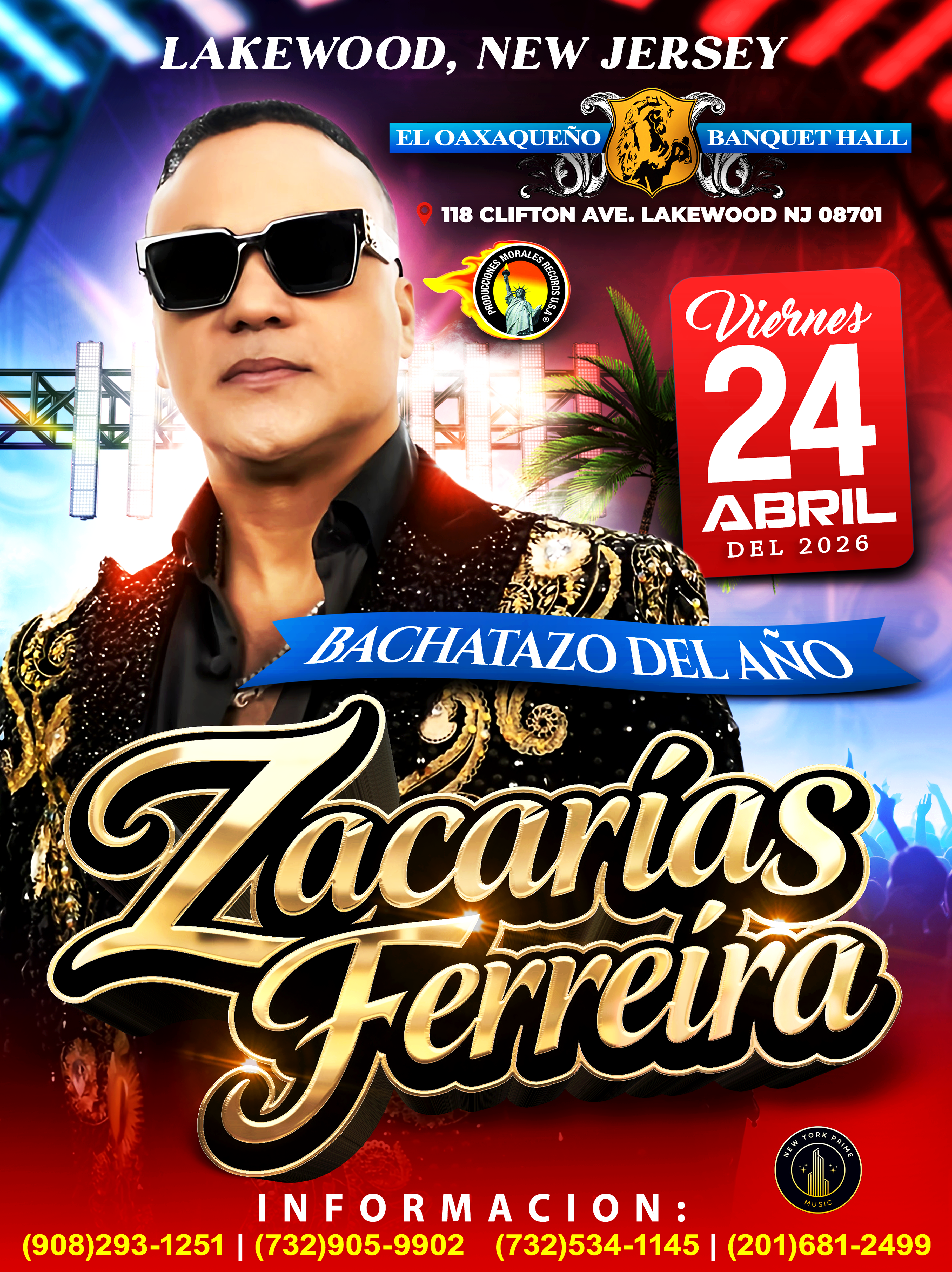 Buy tickets for ZACARIAS FERREIRA En LAKEWOOD NJ ZACARIAS FERREIRA En LAKEWOOD NJ