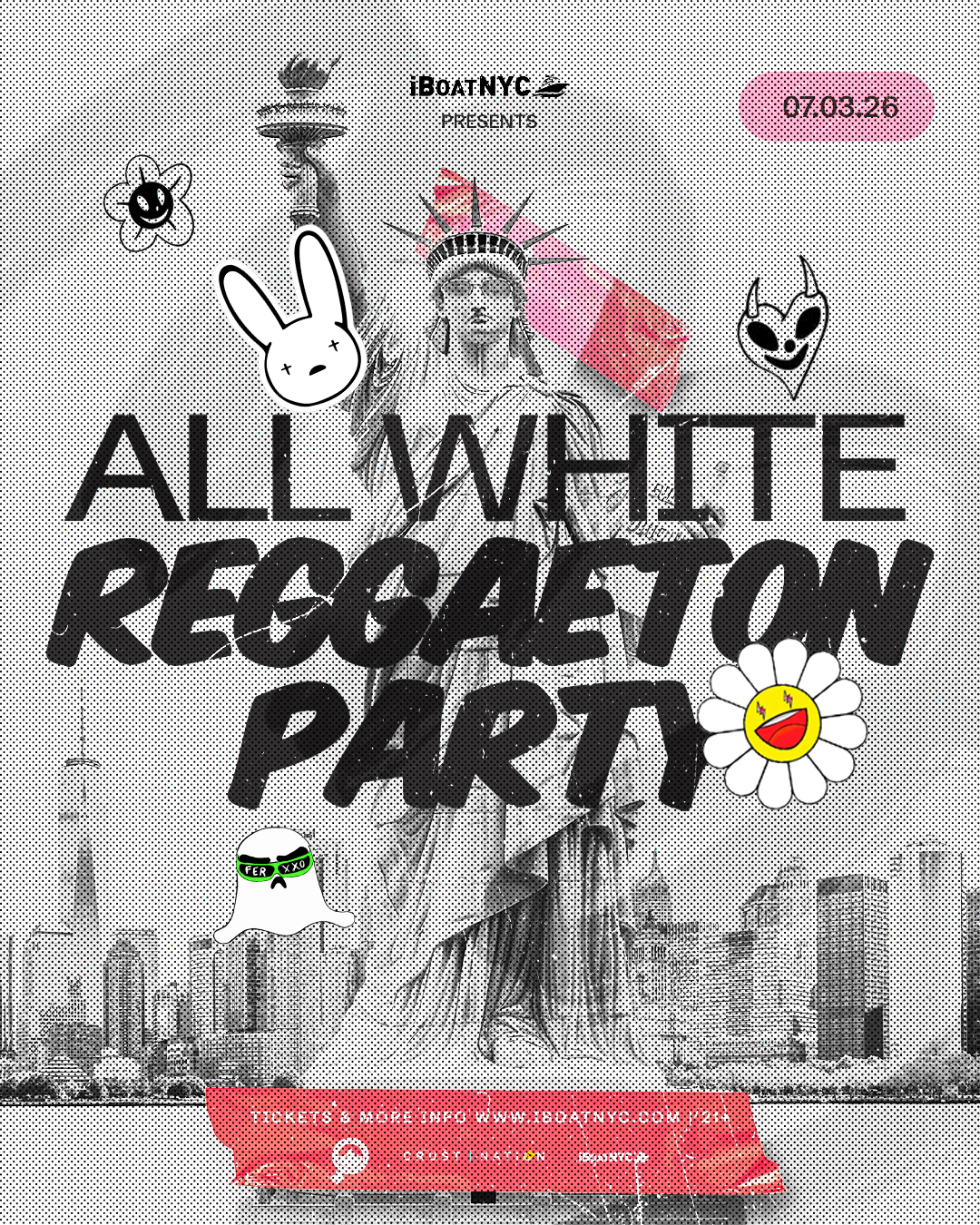 Buy tickets for TODO BLANCO: Independence Day ALL WHITE LATIN & Reggaeton Boat Party Cruise TODO BLANCO: Independence Day ALL WHITE LATIN & Reggaeton Boat Party Cruise