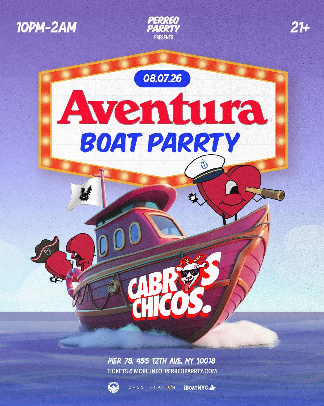 Buy tickets for Aventura Boat Party - Bachata & Latin Yacht Cruise Aventura Boat Party - Bachata & Latin Yacht Cruise