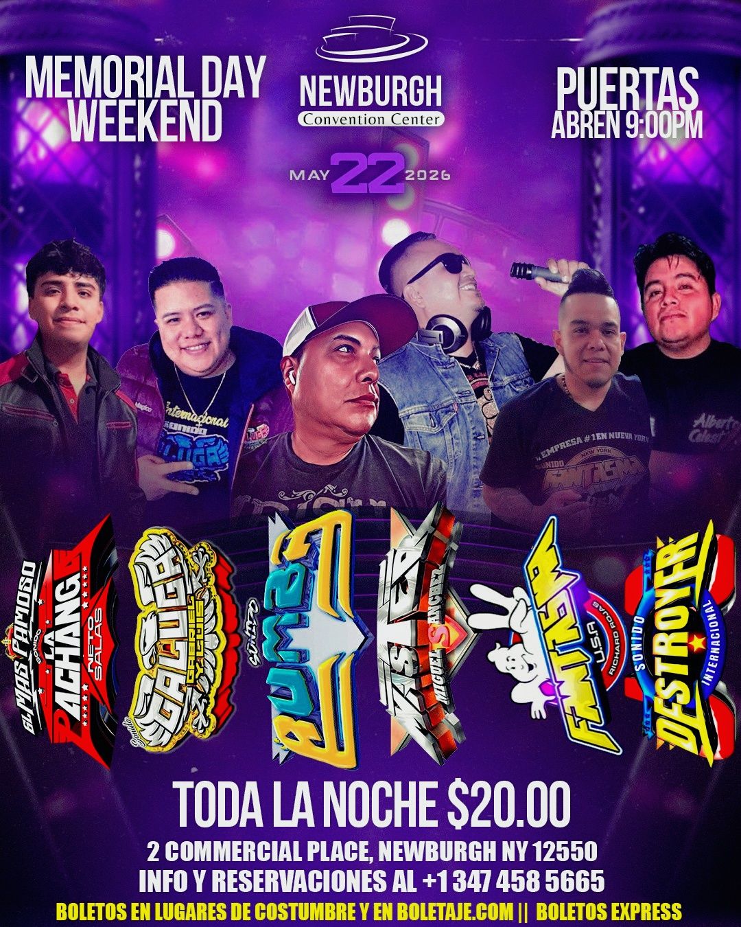SONIDO LA RUMBA , SONIDO MASTER ,SONIDO FANTASMA, SONIDO LA PACHANGA, SONIDO GALUGA, SONIDO DESTROYER
