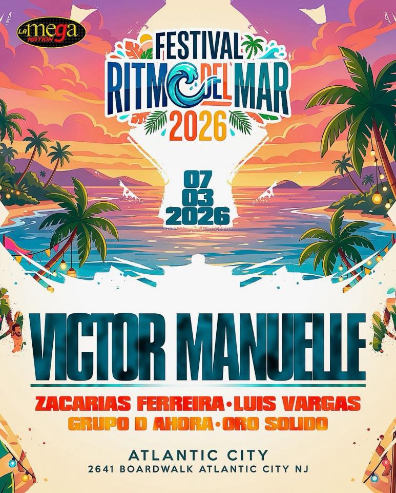 Festival Ritmo Del Mar 2026 en Atlantic City | Victor Manuelle en Vivo