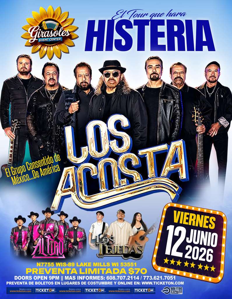Buy tickets for LOS ACOSTA | GRUPO AL TIRO & LOS TEJADAS LOS ACOSTA | GRUPO AL TIRO & LOS TEJADAS