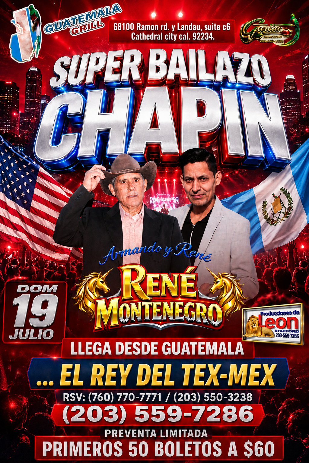 Buy tickets for RENE MONTENEGRO | EL REY DEL TEX - MEX RENE MONTENEGRO | EL REY DEL TEX - MEX
