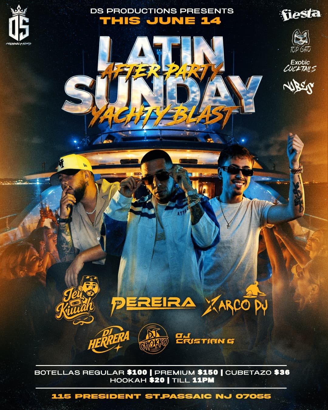 LATIN SUNDAY - AFTER PARTY YACHTY BLAST