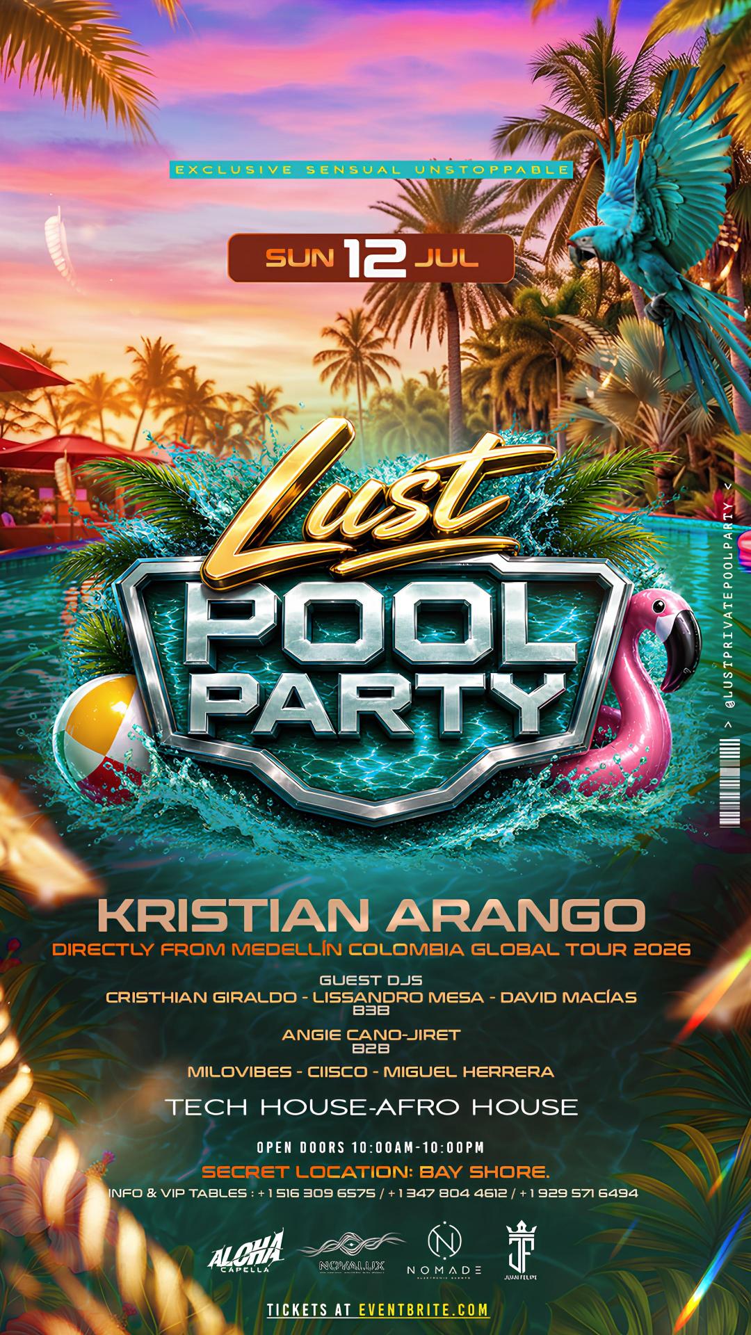 Buy tickets for LUST POOL PARTY LUST POOL PARTY
