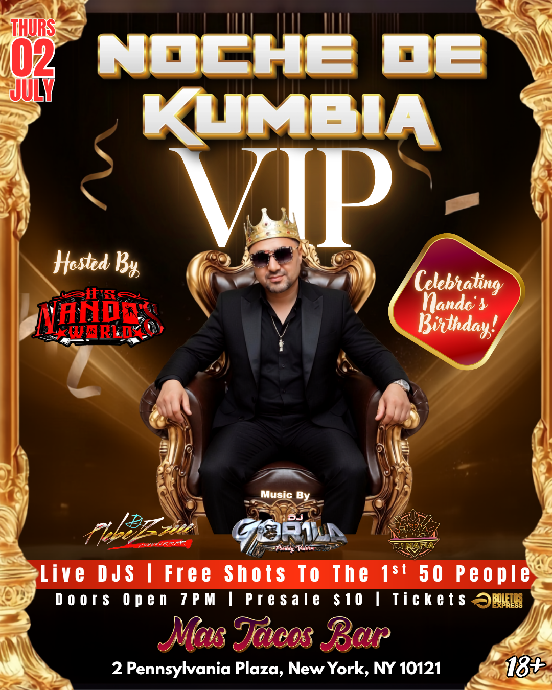 Buy tickets for KUMBIA AT MAS TACOS KUMBIA AT MAS TACOS