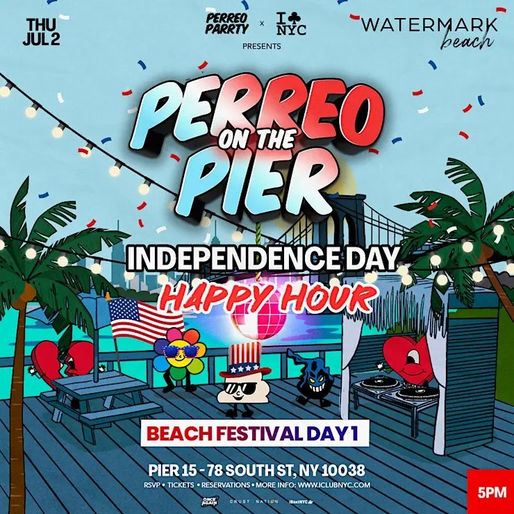 The #1 Independence Day Happy Hour Party at Watermark Beach