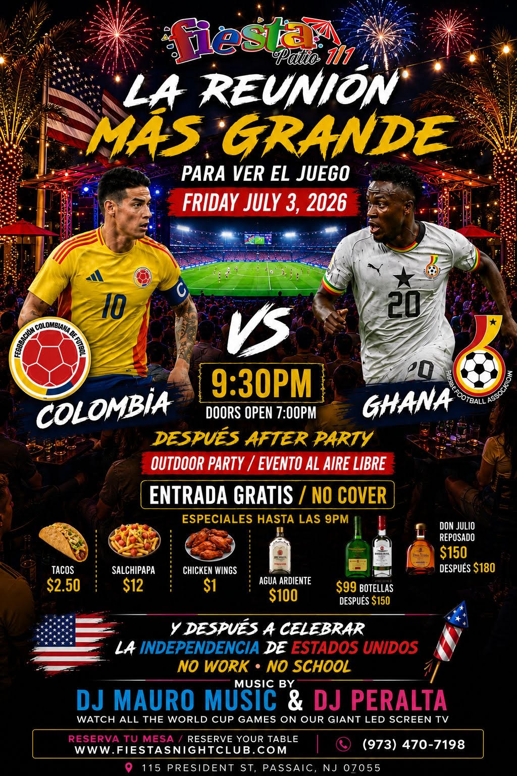 COLOMBIA VS GHANA