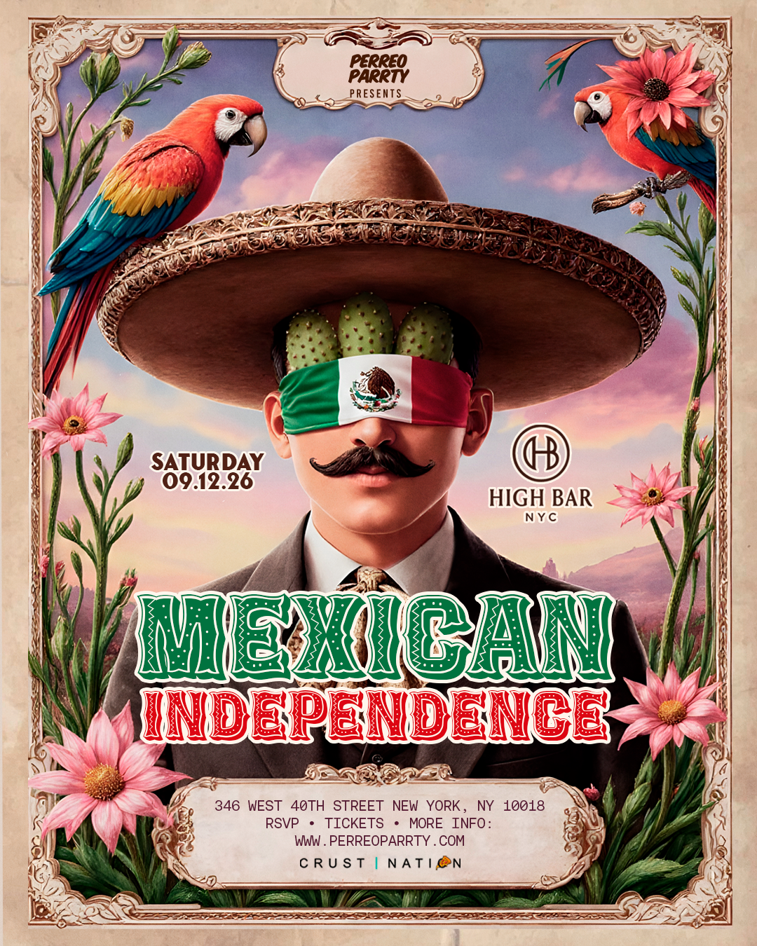 Perreo on the Roof - Mexican Independence Night at Highbar Rooftop NYC