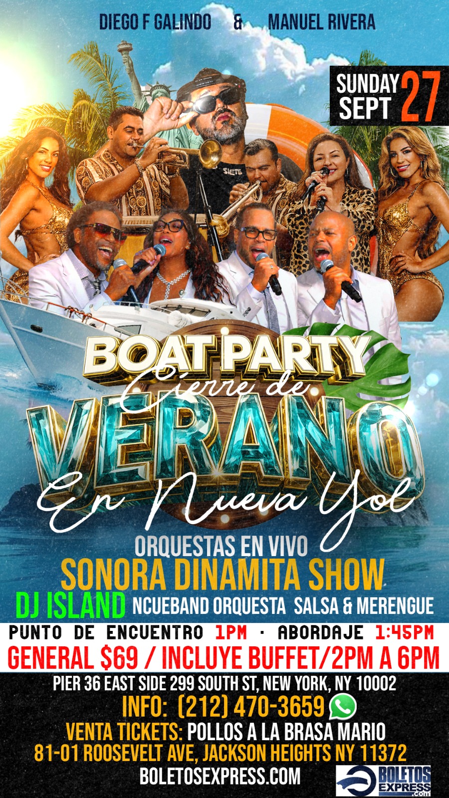 Buy tickets for CIERRE DE VERANO EN NUEVA YOL CIERRE DE VERANO EN NUEVA YOL