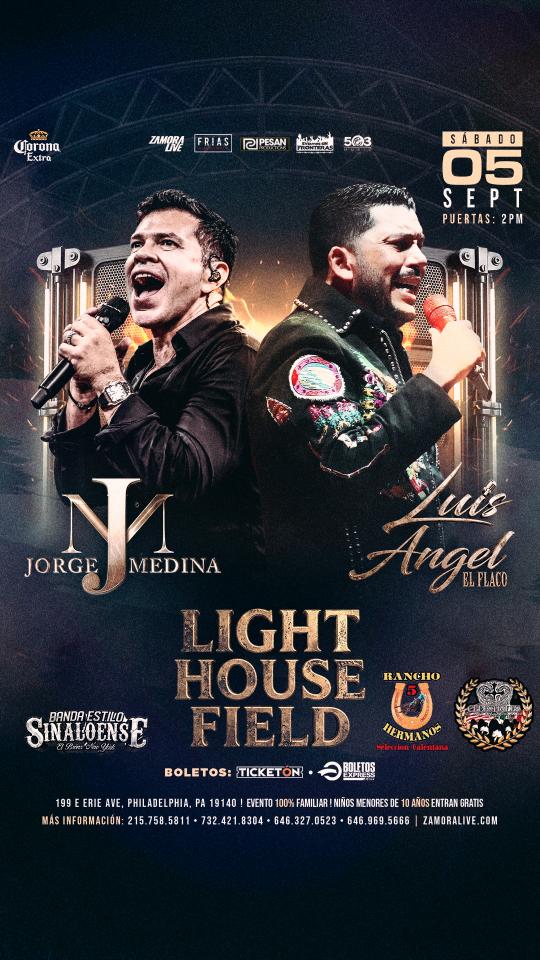 JORGE MEDINA & LUIS ANGEL “EL FLACO” EN LIGHTHOUSE FIELD
