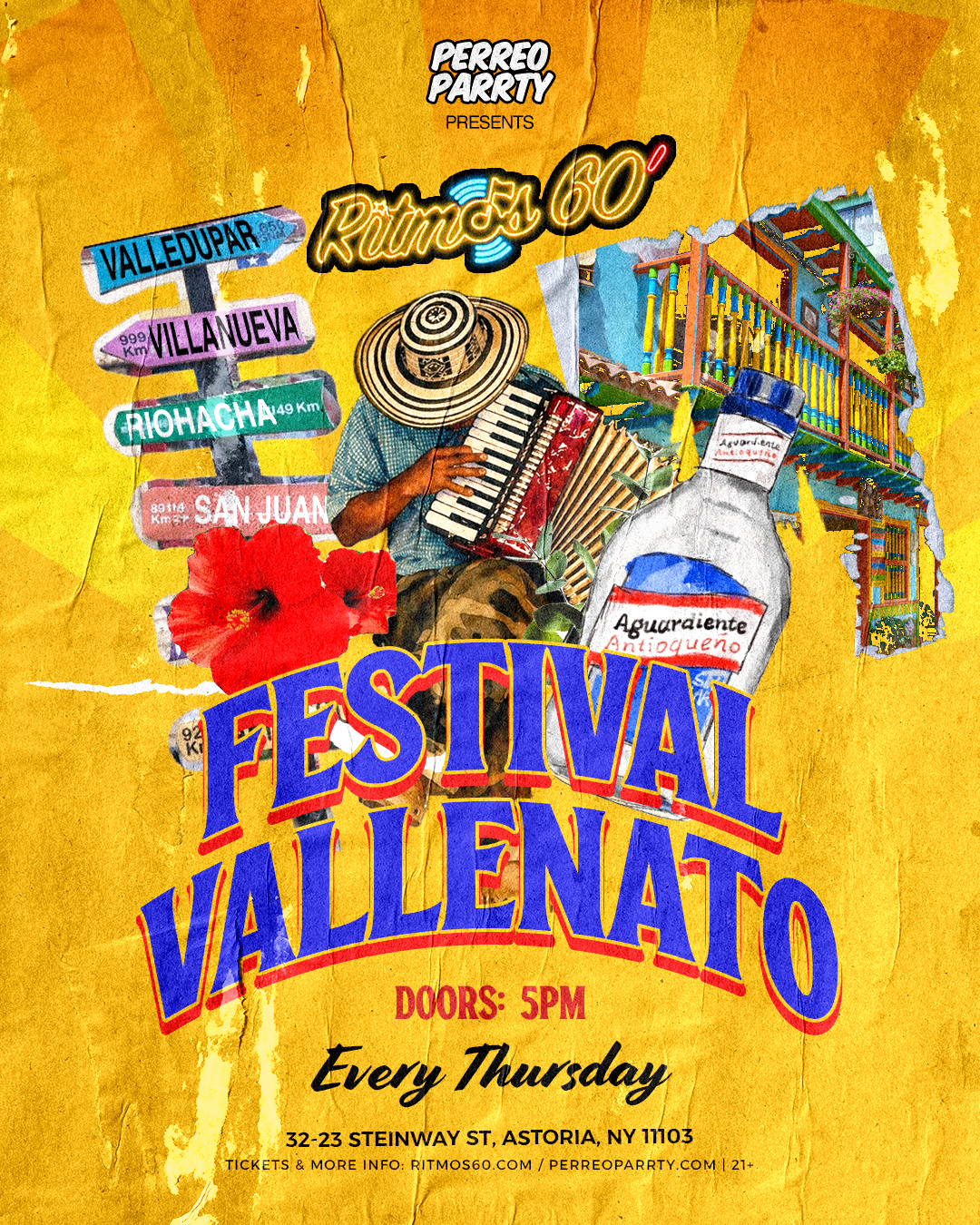Ritmos: Festival de Vallento Colombian Latin Party NYC