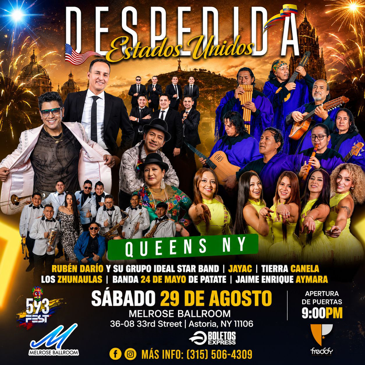 RUBEN DARIO Y SU GRUPO IDEAL STAR BAND | JAYAC | TIERRA CANELA