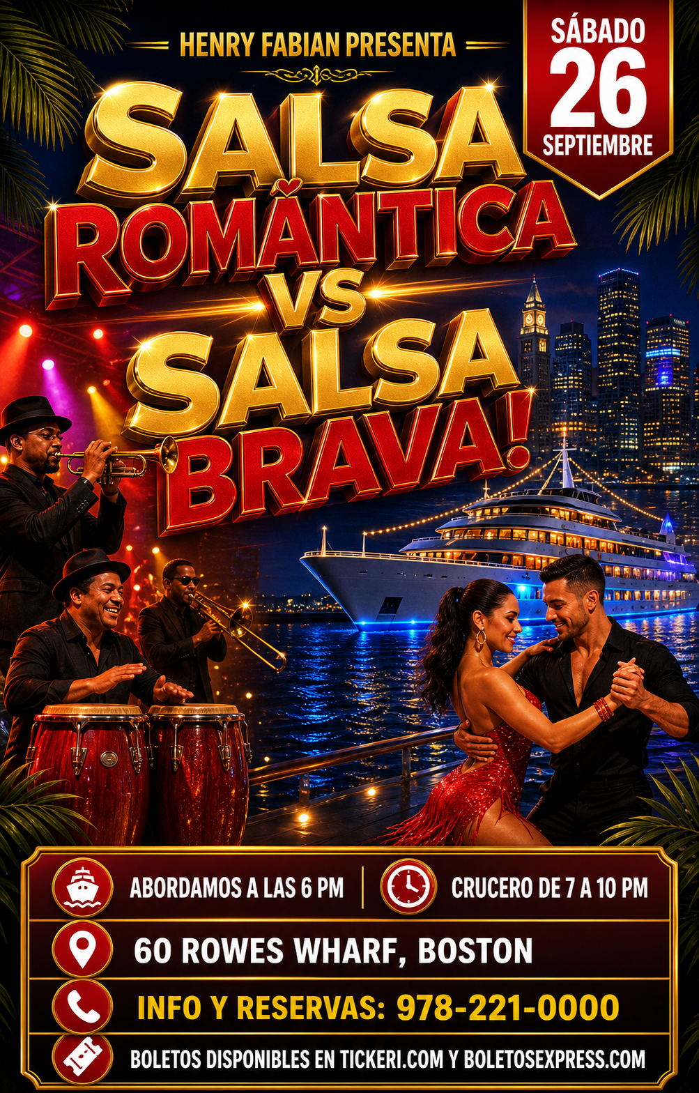 Buy tickets for SALSA ROMANTICA VS SALSA BRAVA SALSA ROMANTICA VS SALSA BRAVA