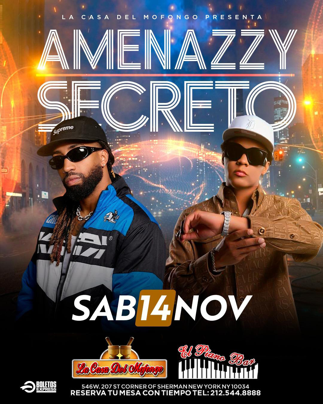 Buy tickets for AMENAZZY & SECRETO AMENAZZY & SECRETO