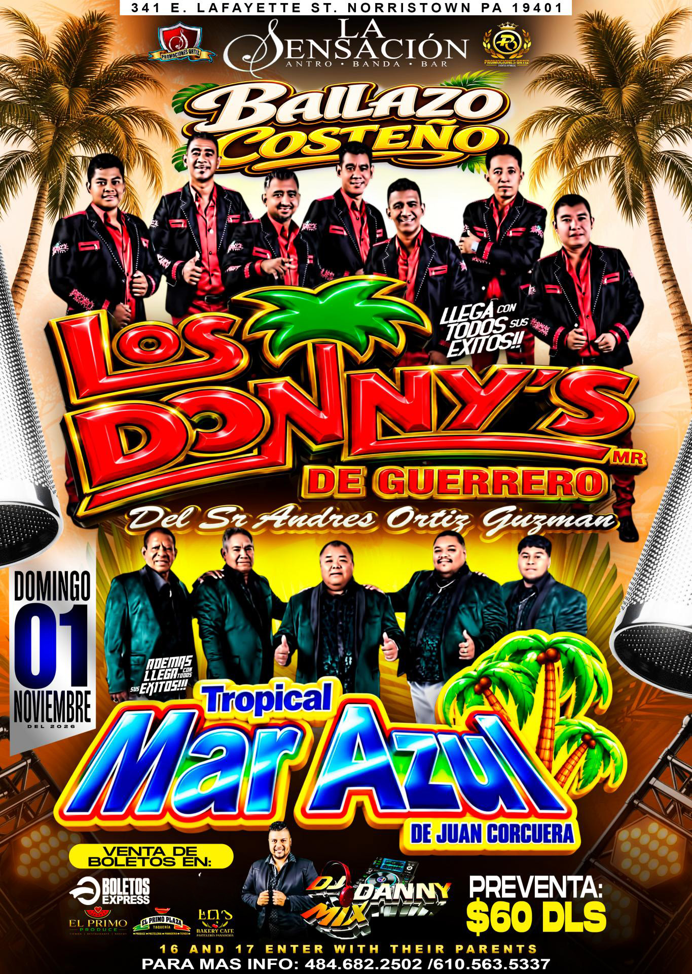 LOS DONNY'S DE GUERRERO | TROPICAL MAR AZUL