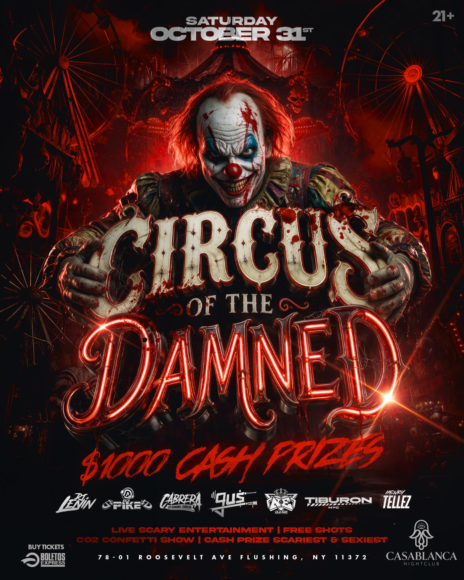 HALLOWEEN CIRCUS OF THE DAMNED