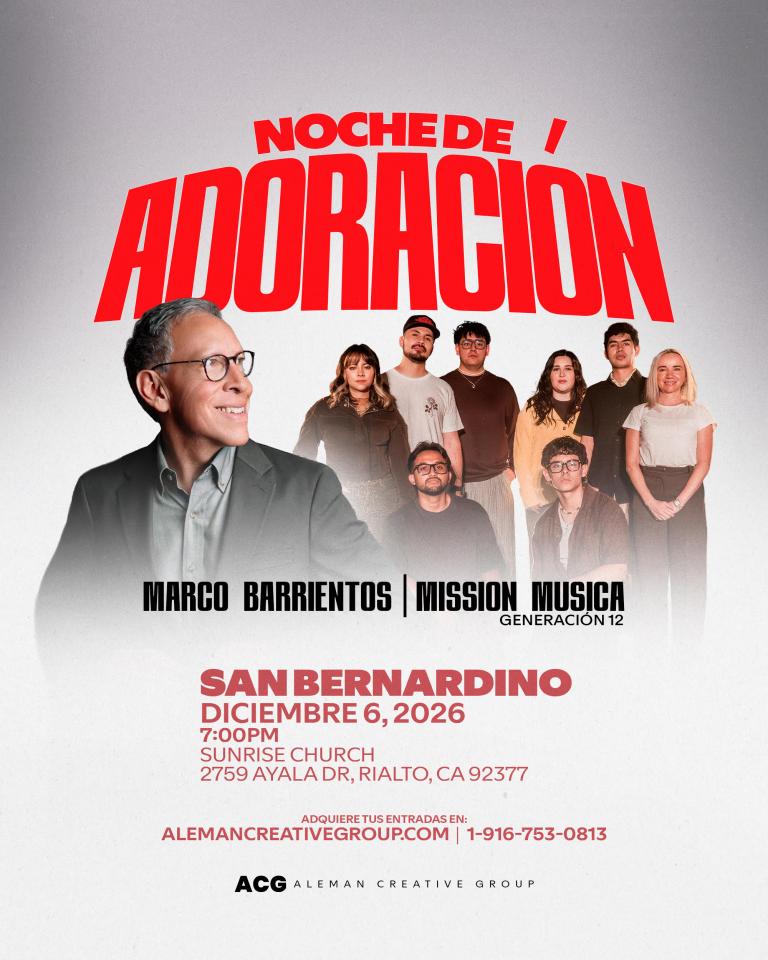Buy tickets for Marco Barrientos & Mission Musica | San Bernardino Marco Barrientos & Mission Musica | San Bernardino
