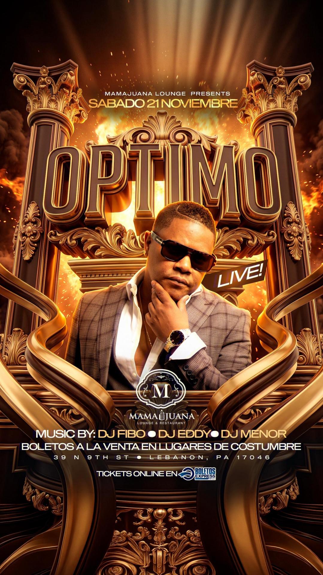 Buy tickets for OPTIMO OPTIMO